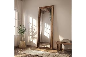 MELOMOIR Rustic Farmhouse Wooden Full Length Mirror