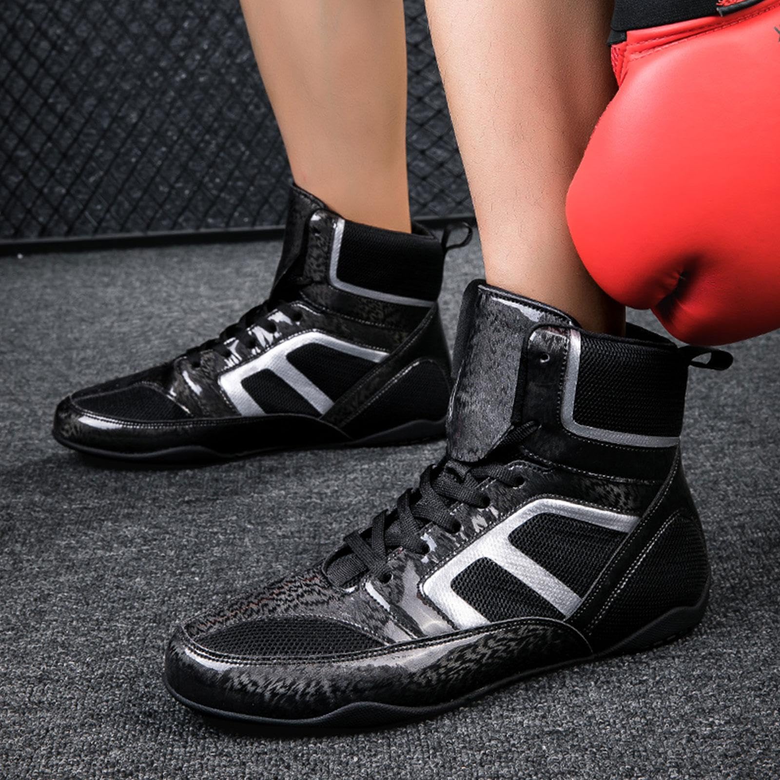 Chaussures De Boxe Professionnelles Respirantes, Chaussures D