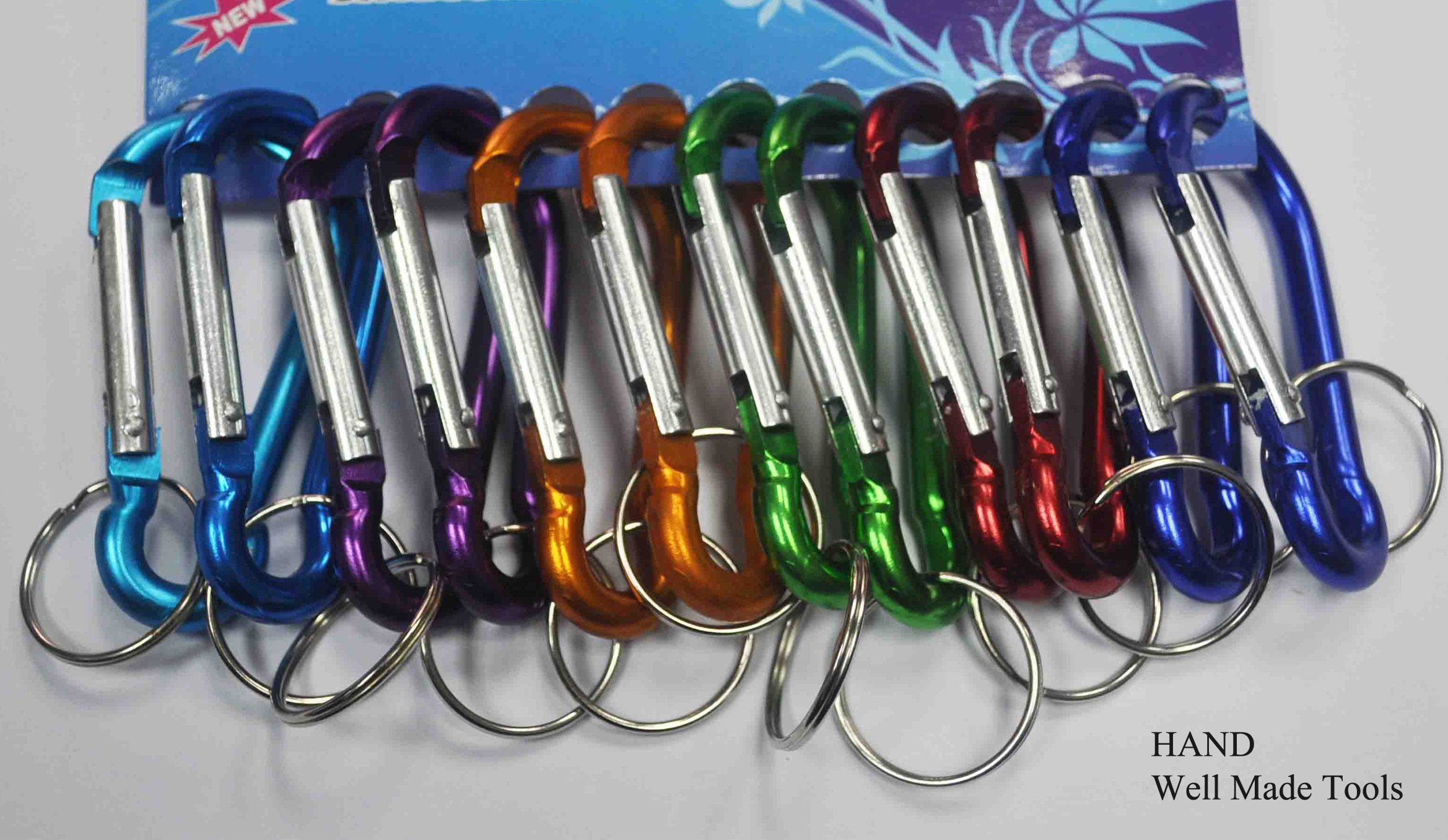 Inspired Living by Mesa CARABANDITS, Quirky Set of 6 2 Small, 2 Medium, 2 Large, Multicolor