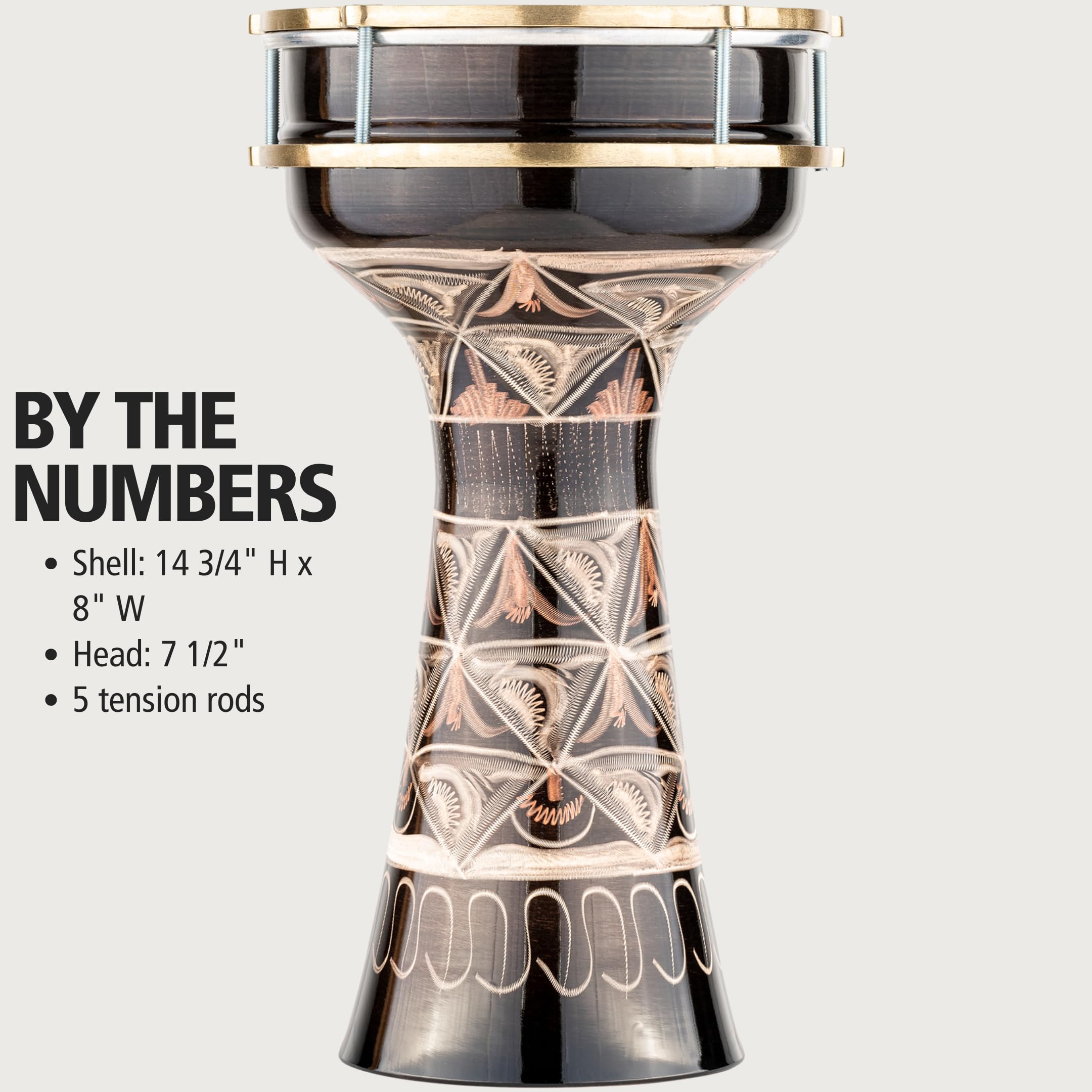 Meinl Dealers Meinl HE-3218 Aluminum Series 10 Inch Doumbek