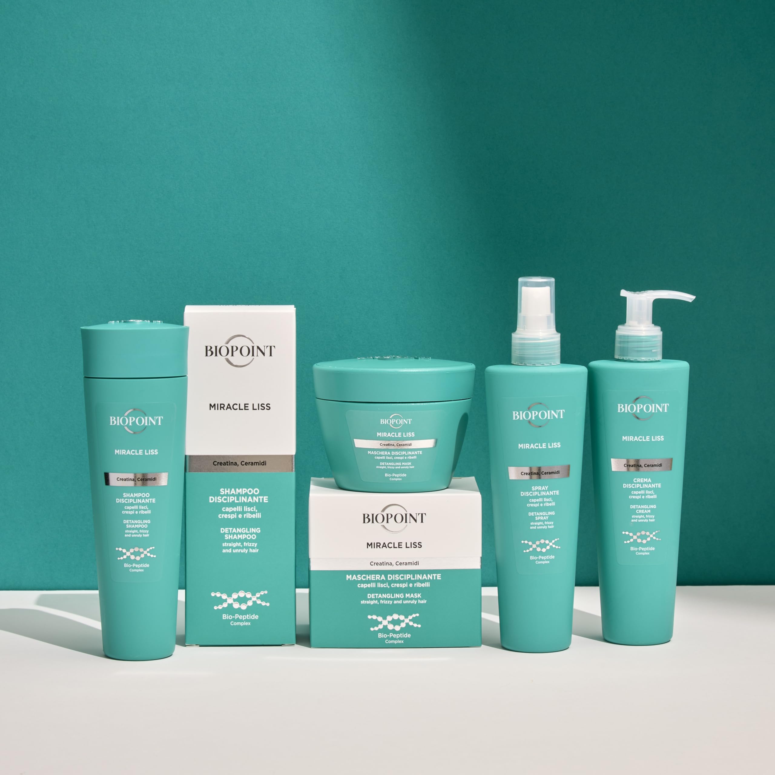 Biopoint Miracle Liss - krem do włosów bez spłukiwania 72 h, działanie ultratralizujące, odżywcze i dyscyplinujące przeciw perwersyjnemu efektowi, 200 ml