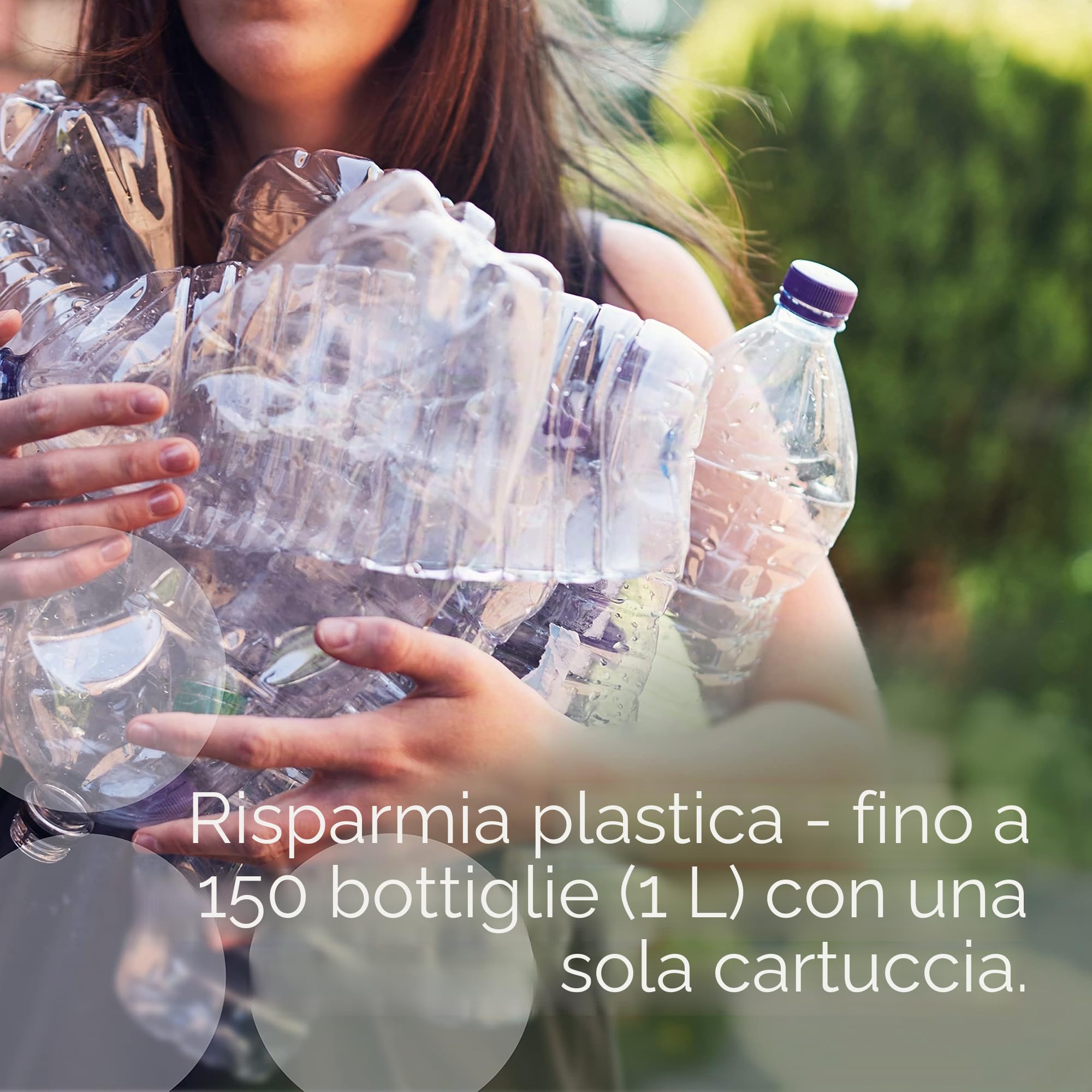 Brita Distributore filtrante per acqua 8, 2 L con filtro, Bianco