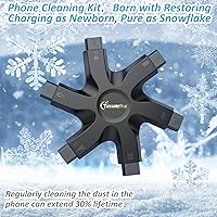 Vista 7 de Kit de Limpieza para iPhone Limpiador de Puerto de Teléfono, Kit de Limpieza para AirPod iPhone Pro Max, Masilla de Limpieza para Puerto de Carga