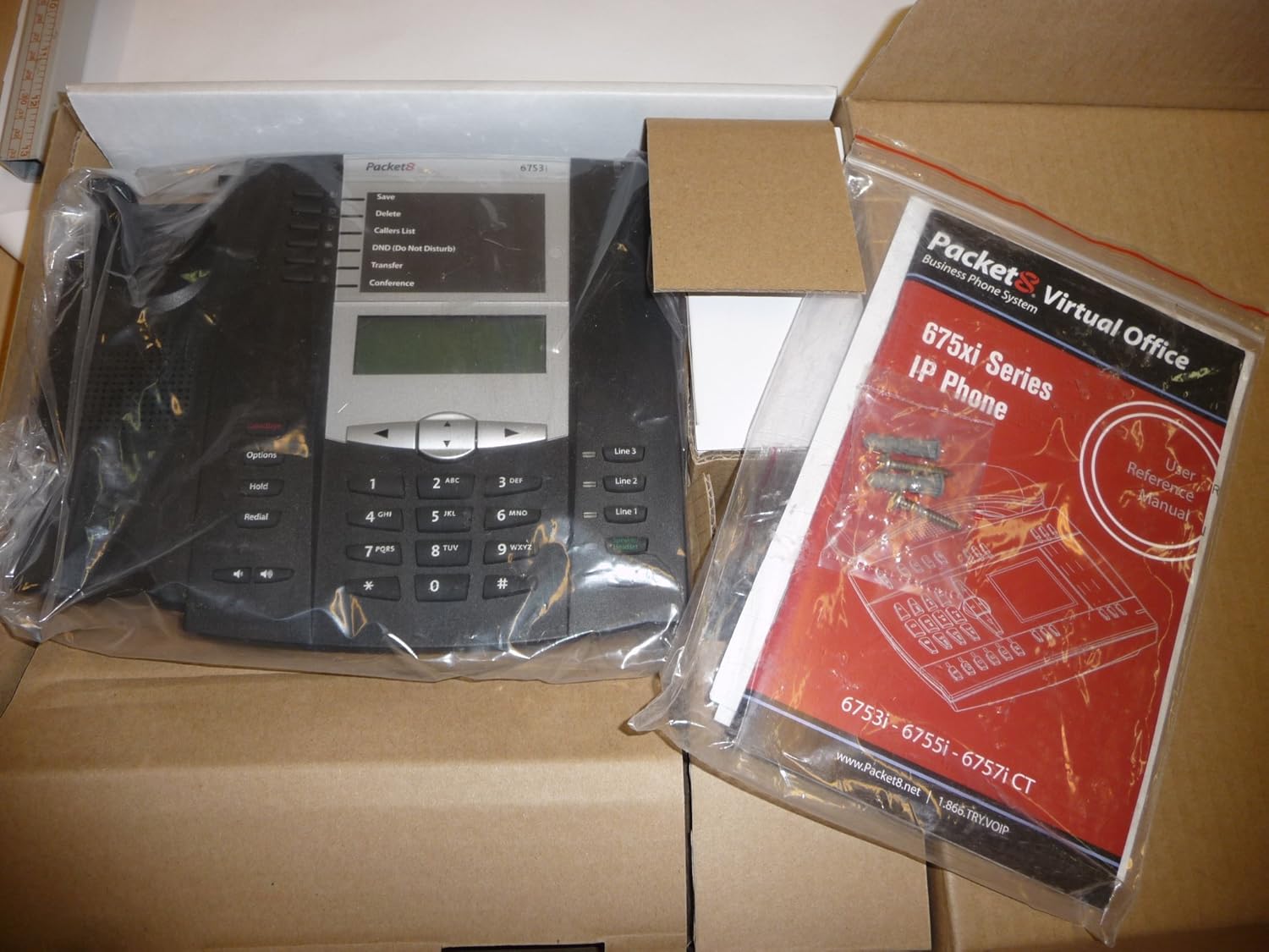 8x8 Packet8 6753i Ip Business Phone System Voip 53i Voip