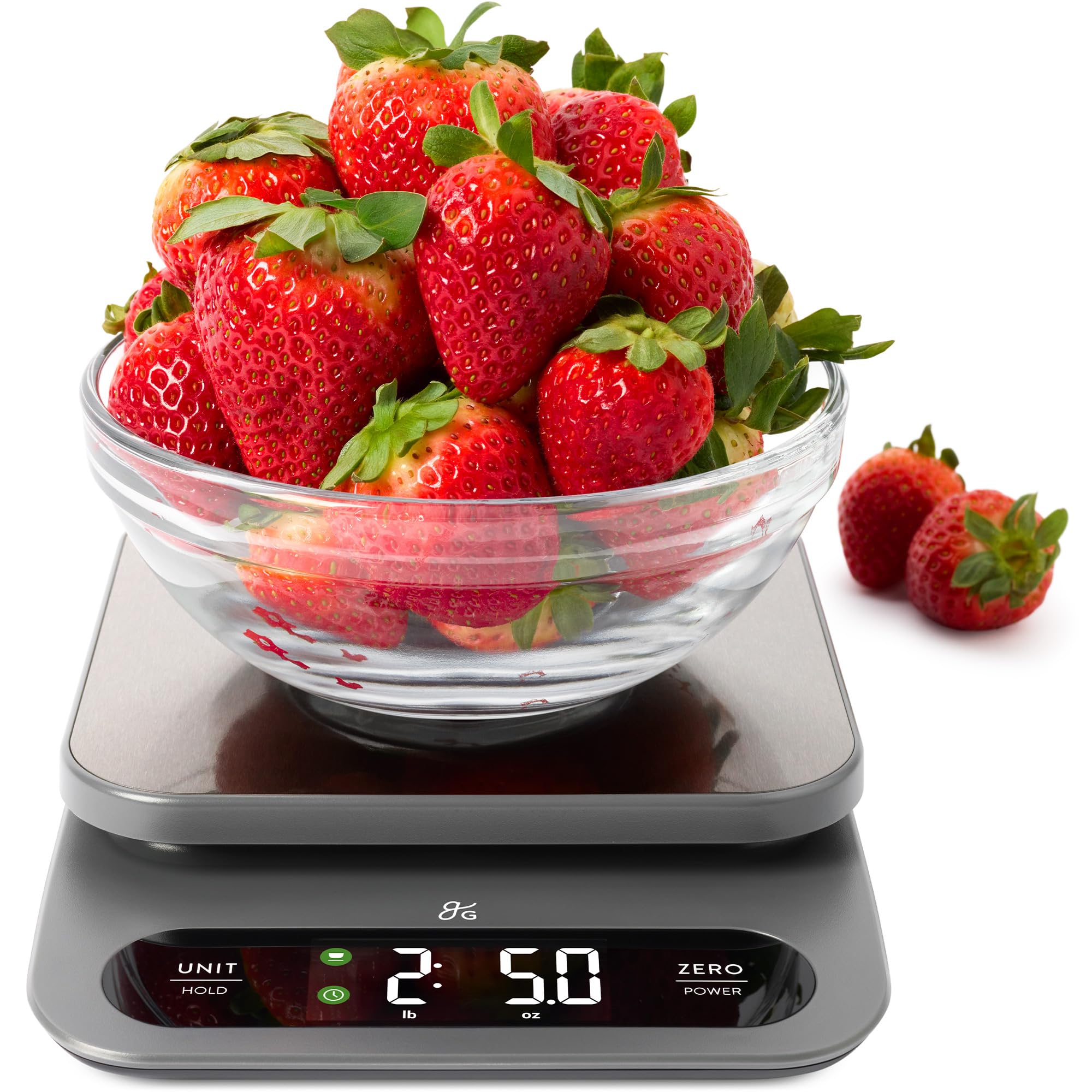 High Capacity Kitchen Scale - A Premium Food Scale, Weighs in Grams & Ounces w/a 22 Pound Capacity, Hi-Def LCD Screen and Stainless Steel Platform