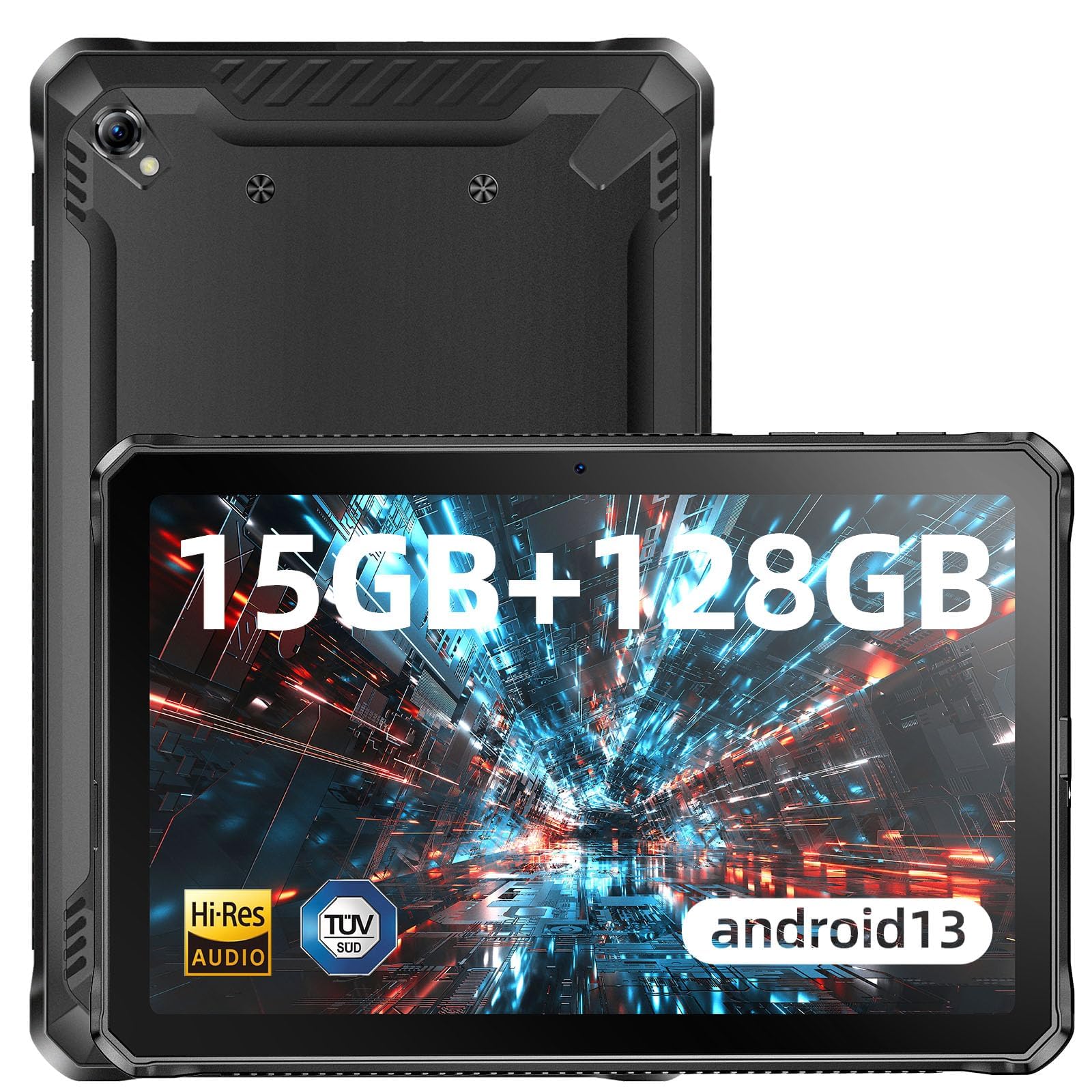 DOOGEE R10 防水タブレット【128GB】 Amazon.co.jp: DOOGEE R10 防水タブレット Android 13 、15GB
