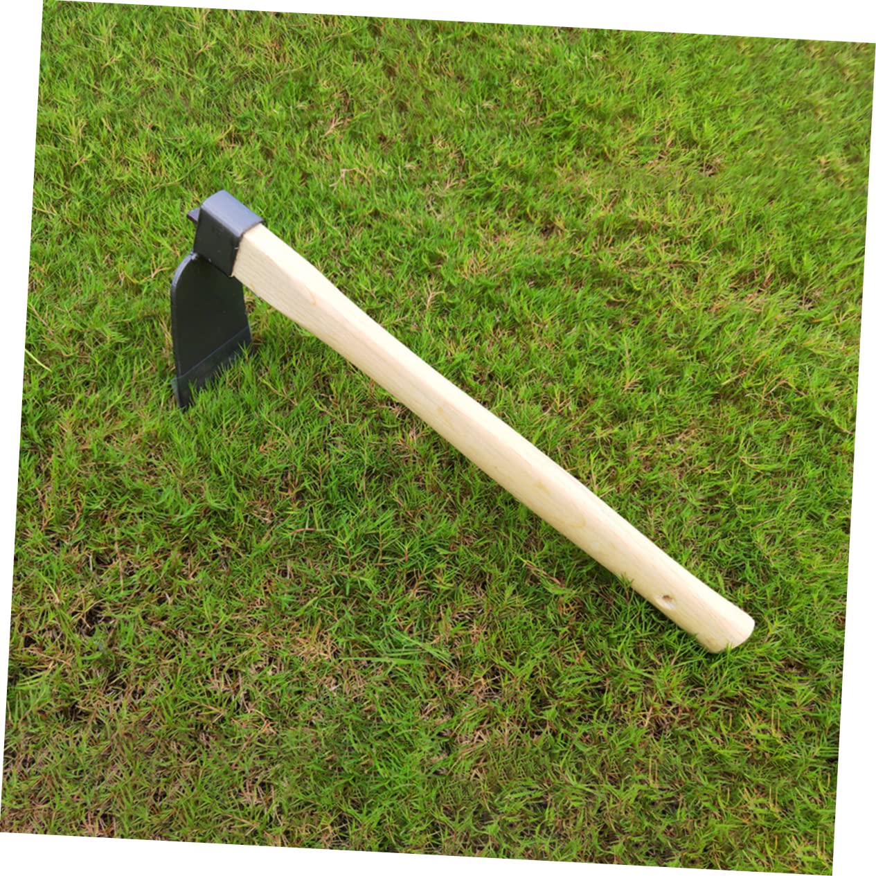 Abaodam 2 Piezas pequeña azada de mano herramienta para deshierbar grietas azada de acero azada para cavar tierra azada de cultivo de hortalizas azada de excavación de jardinería madera