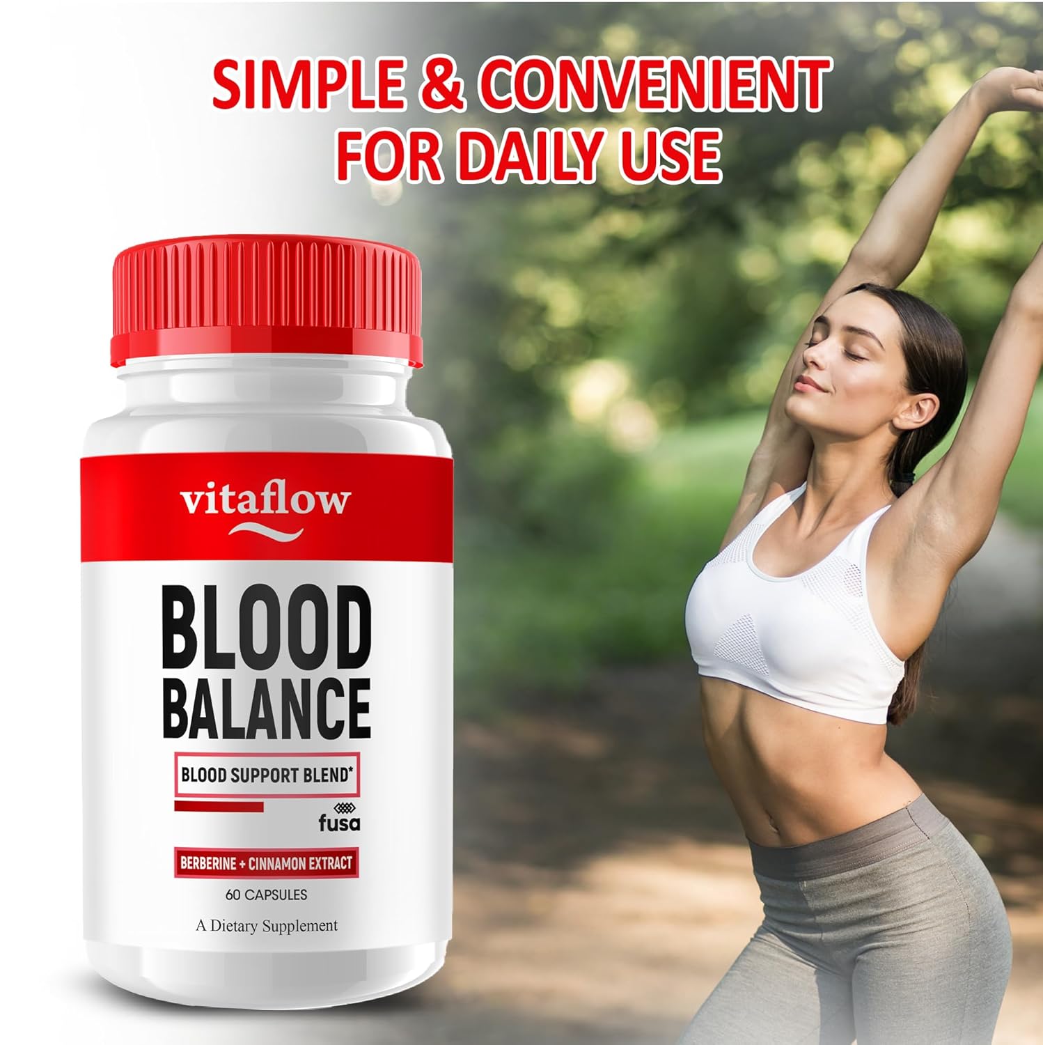 (2 Pacote) Suplemento Avançado de Suporte ao Glicogênio Vita Flow - Cápsulas VitaFlow, Fórmula Premium para Saúde e Bem-Estar com Máxima Potência - Imagem 3