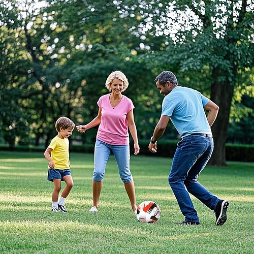 Miniatura 9 de Balón de fútbol Tamaño 3 4 5 Niños Niñas Jóvenes Adultos Practica Entrenamiento Regalo Bomba Aguja Fútbol Patear Cuero Suave Anti Explosión