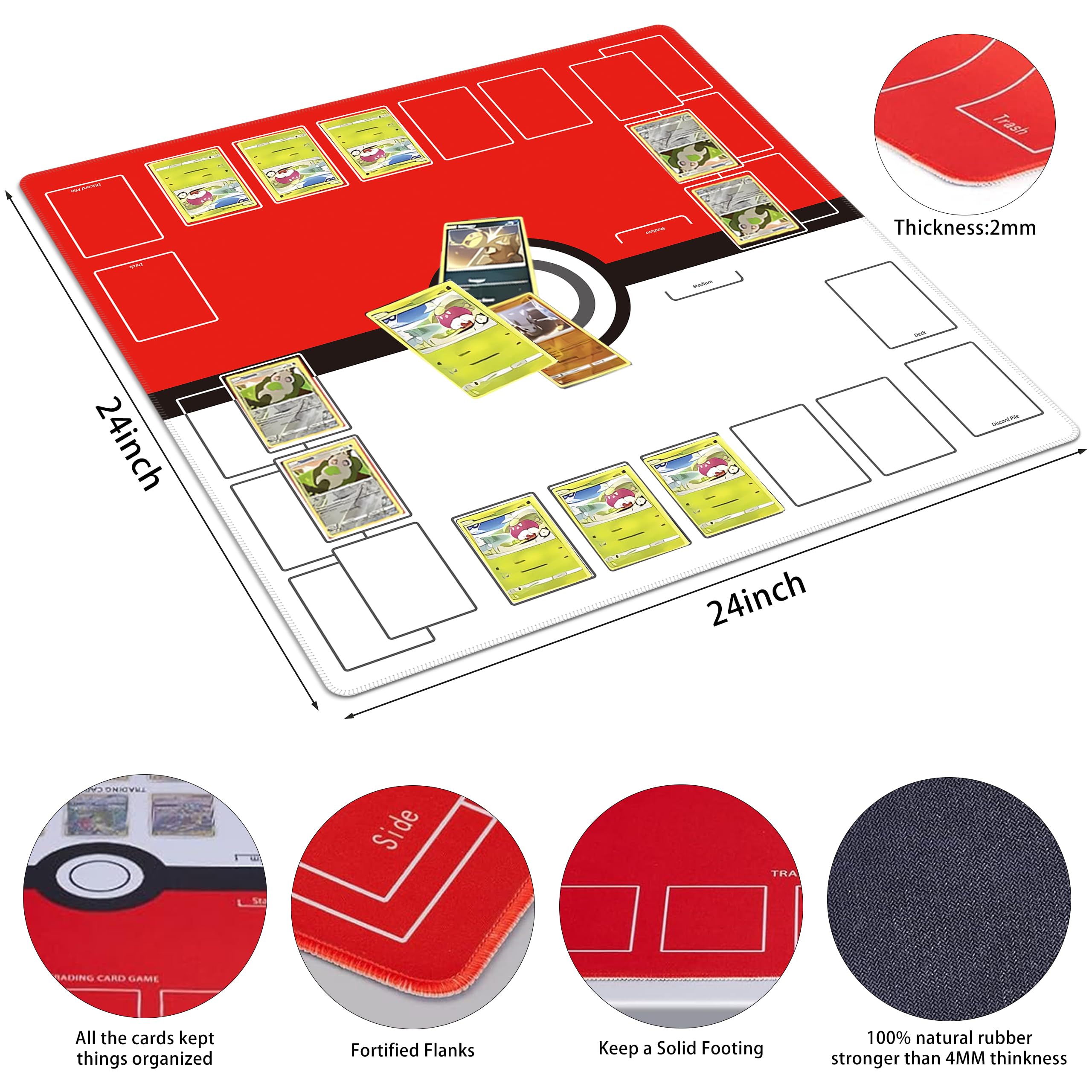 Amazon.com: Extalas Playmat for Trading Card Game – 2-Player
