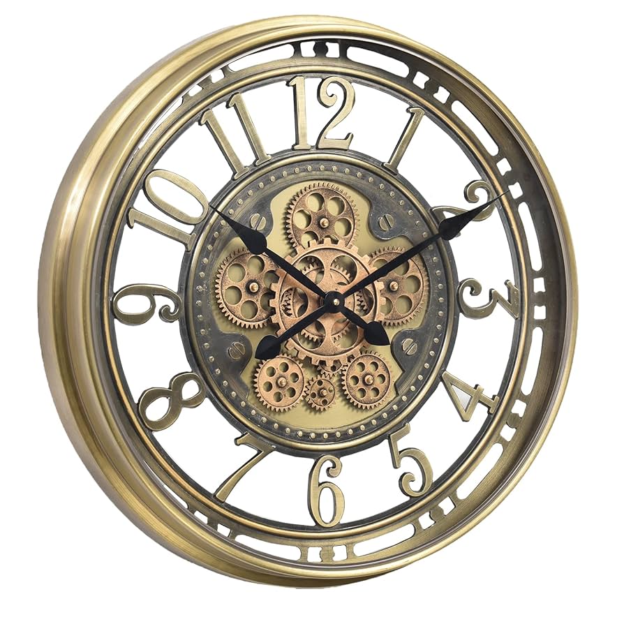 GKHCM ♫ Amazon.com: INFINITY TIME 21 Inch Moving Gears Wall Clock