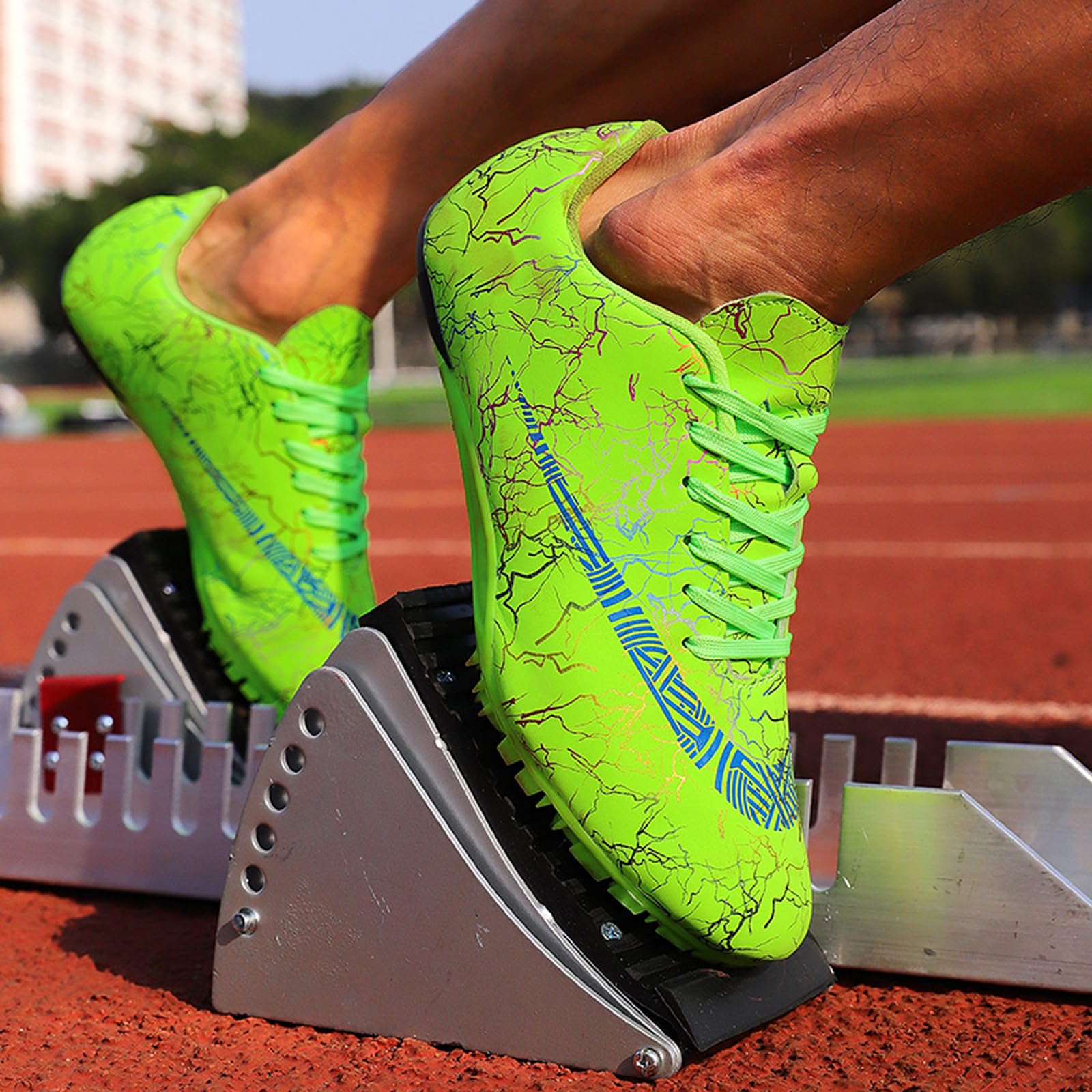 Chaussures d'athlétisme pour Hommes et Femmes, Pointes de Course, compétition d'athlétisme pour Enfants, Chaussures d'athlétisme pour garçons, entraînement de Course Longue Distance