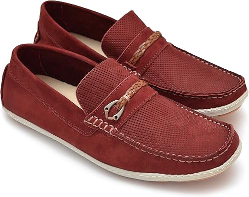 Mocassim masculino original legitimo couro bovino modelo 1000 cla (37, 1010  bordo) | Amazon.com.br
