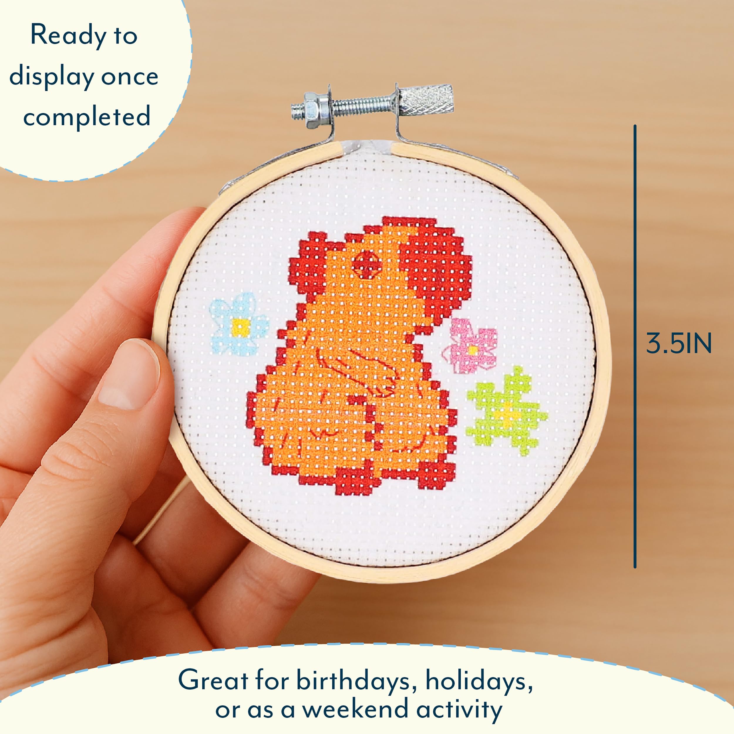 Amazon.com: GAMAGO Capybara Cross Stitch Embroidery Kit – DIY