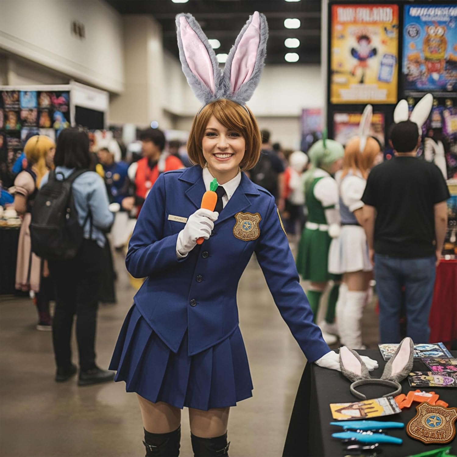 Easter bunny headband Rabbit Ears Headband Costume Accessories Cosplay Hair bands - Image 4