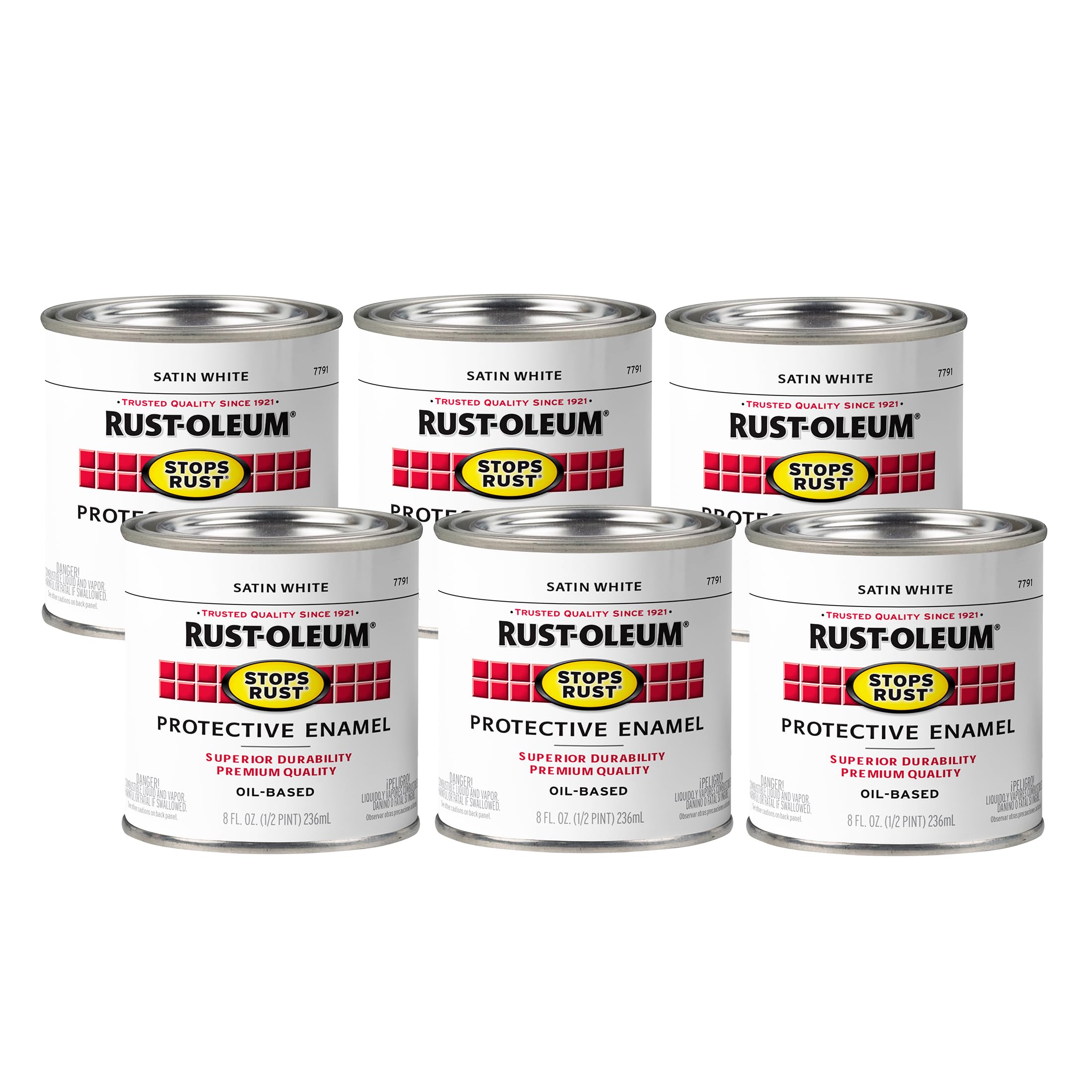 Rust-Oleum 7791730-6PK Stops Rust Brush On Paint