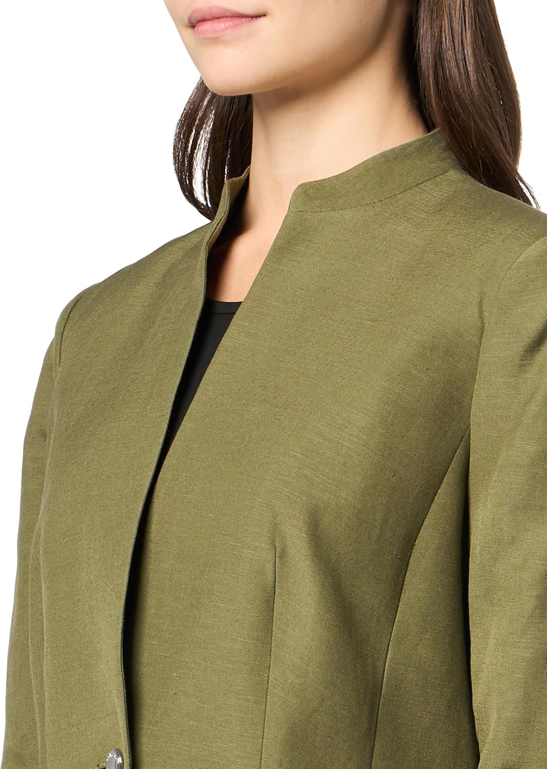 Calvin Klein Womens Open Front Suit Blazer - Image 3