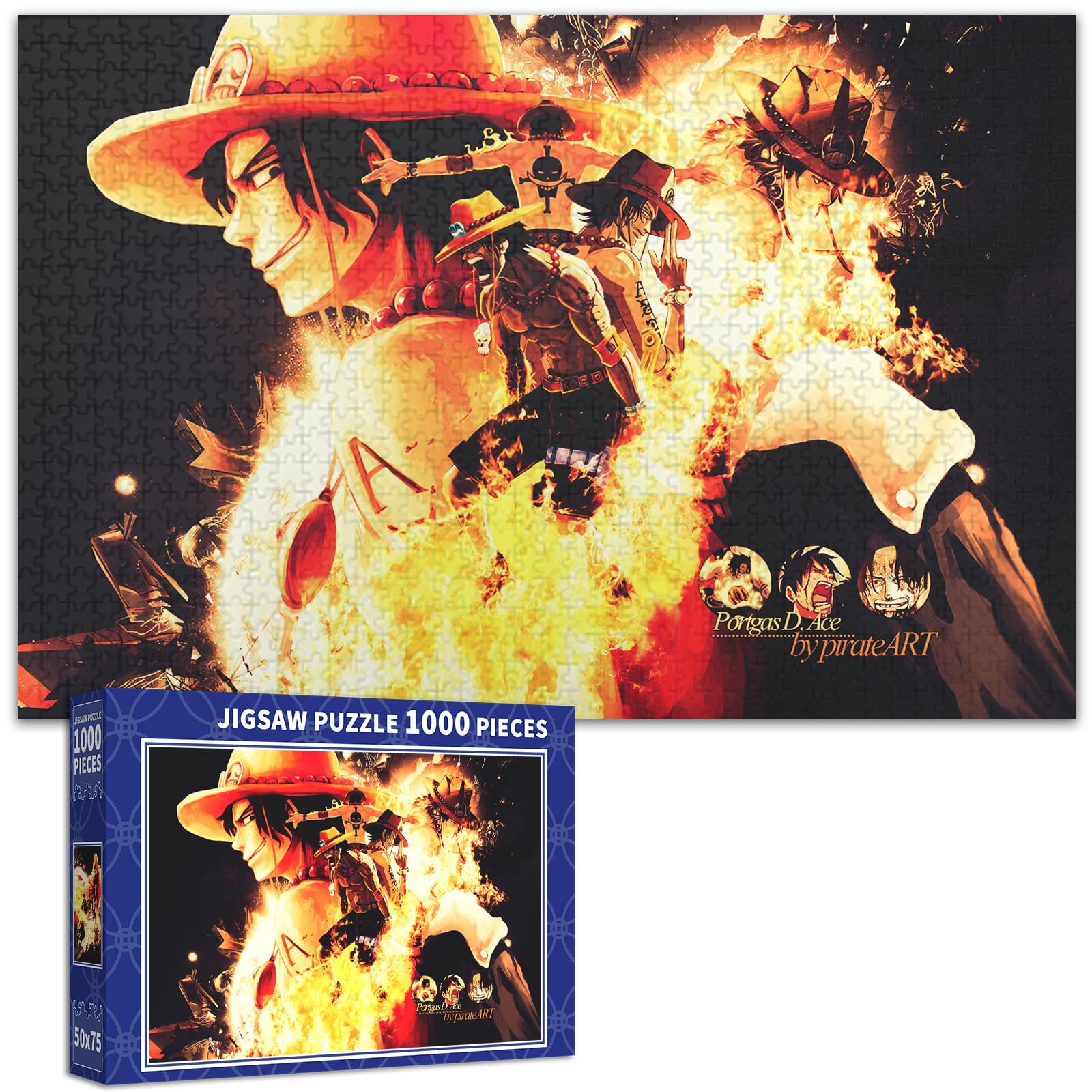 Amazon | ワンピース ジグソーパズル 1000 PCS XHZW255-ポートガス·D