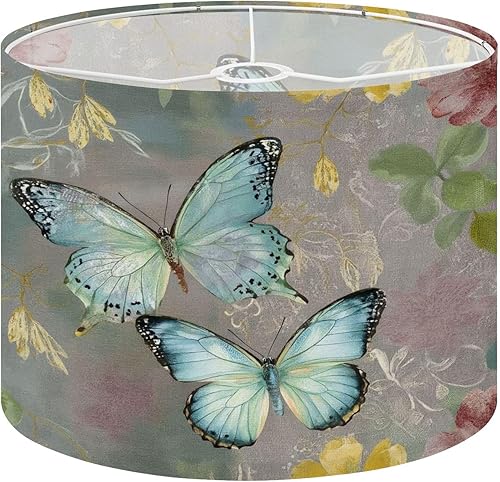 Miniatura 24 de Farmhouse Lampshades Lamp Shades 11"x11"x9" Mid Century Fifties Modern Retro Luxurious Stars Circles Geometric Light Shade for Table Lamps Floor