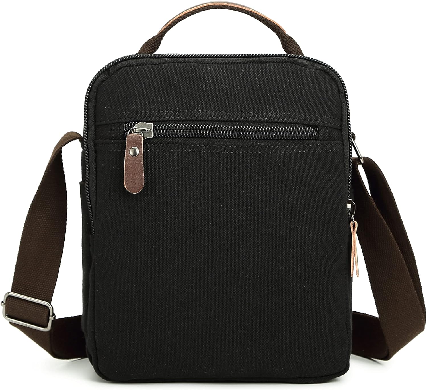 Sechunk Small Canvas Shoulder Bags Messenger Bag Travel Bag Business Bag Working Bag For Men Women - Image 3