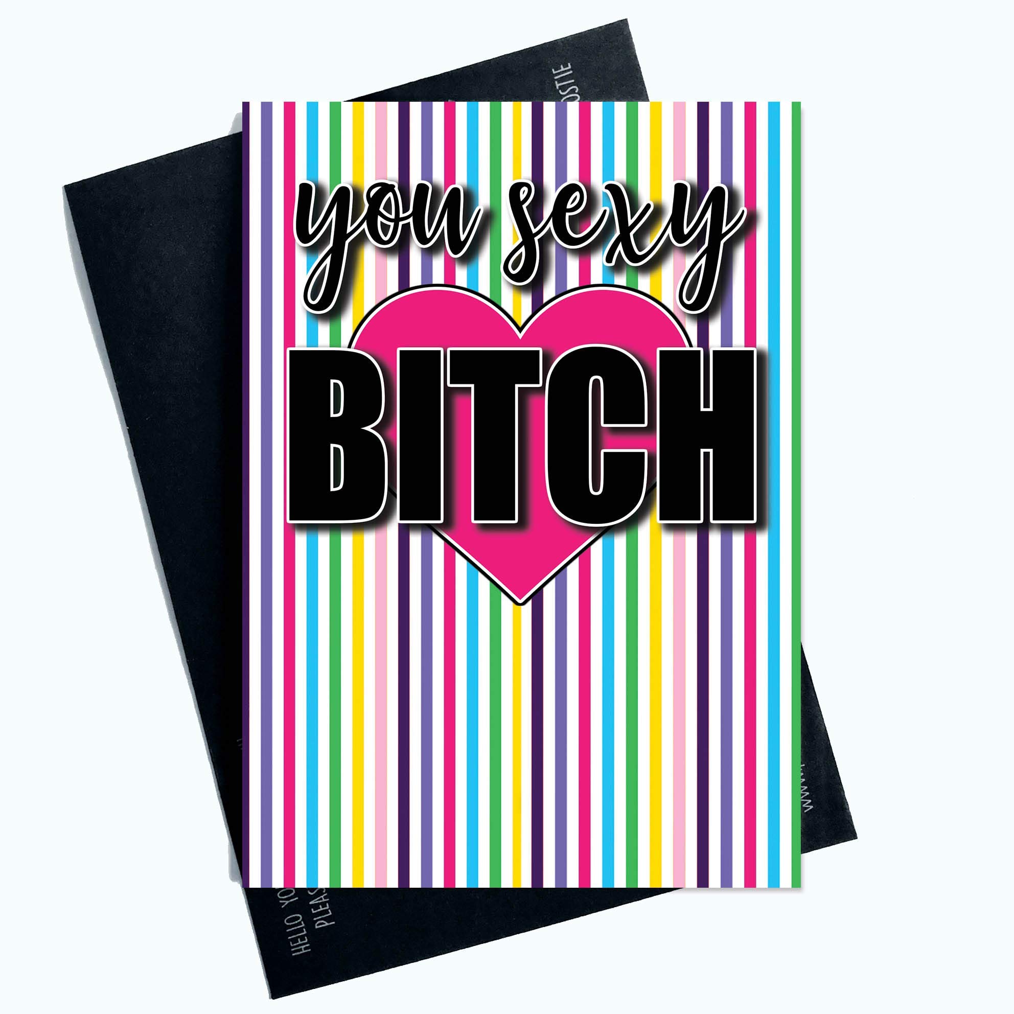 Funny Cards You Sexy Bitch Valentines Christmas Birthday Card Girlfriend PC1026