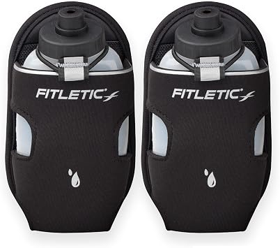 Fitletic - Extra Mile Holster Bottle Add-On, Water Bottle Holder with Clear Water Bottle for Running Belt, Hydration