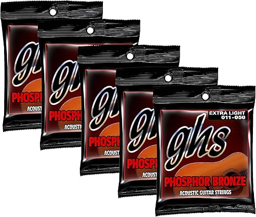 Miniatura 10 de GHS Cuerdas S305bronce fósforo juego de cuerdas para acústica Ultra juego de luces (010046)