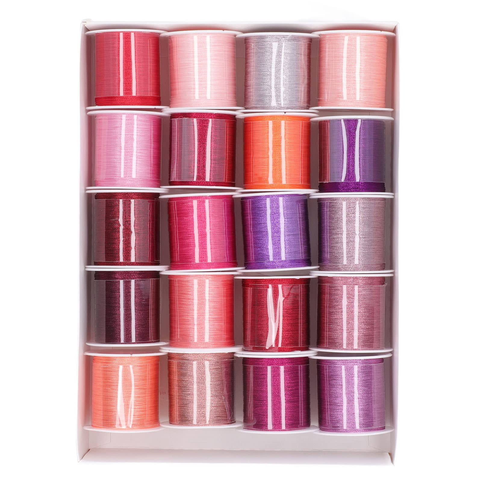 20 sztuk nici do haftu 3 akcje różowa seria kolorów 110yd każda produkcja DIY nici do szycia nici poliestrowe na drutach