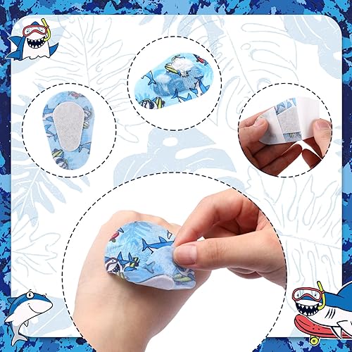 Miniatura 3 de Toulite Parches adhesivos para ojos de 9 estilos para niños, parches para ojos para niñas y niños, parches médicos para ojos perezosos, ambliopía,