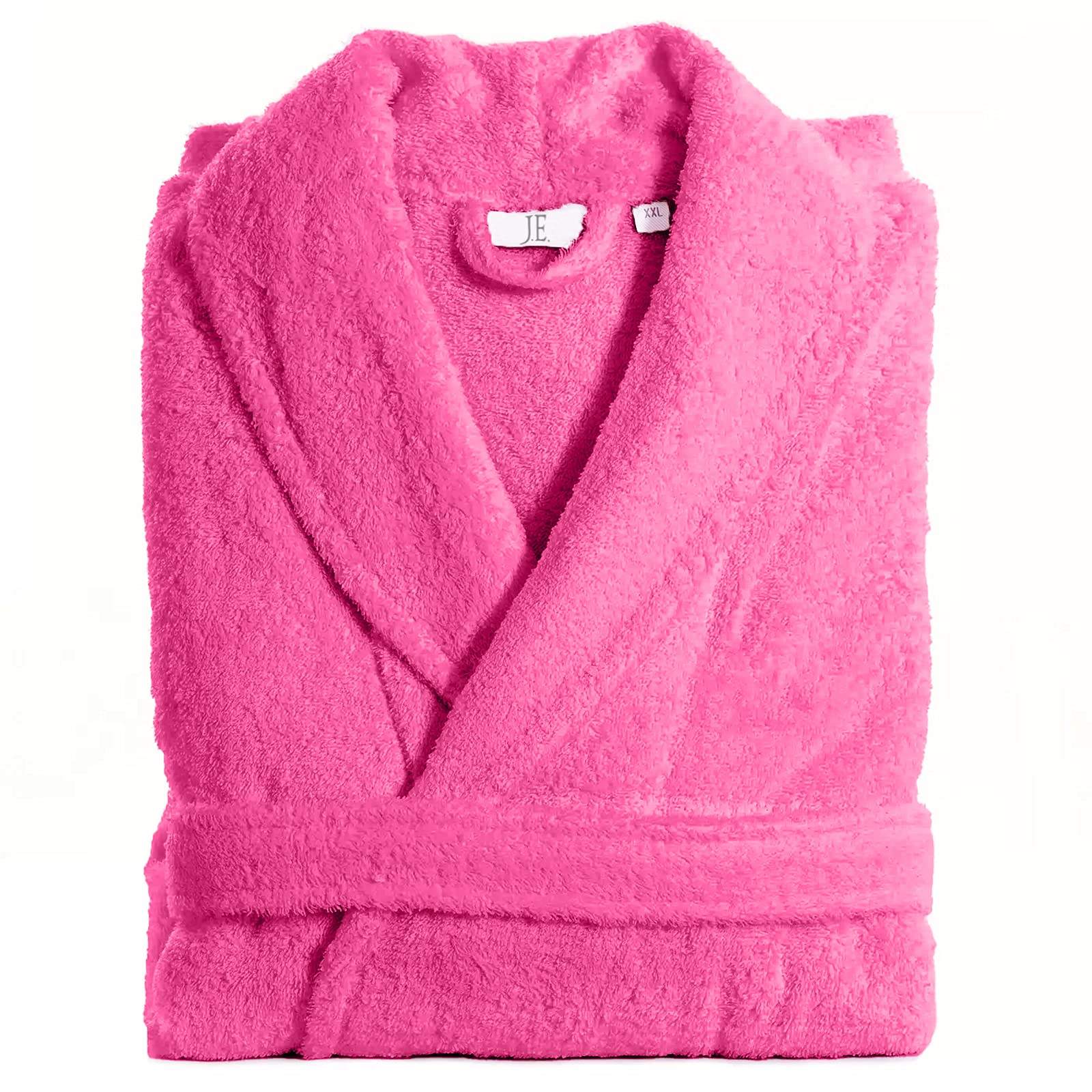 Mens Ladies Unisex Egyptian Cotton Terry Towelling Shawl Collar And Hooded Bathrobe — view 26