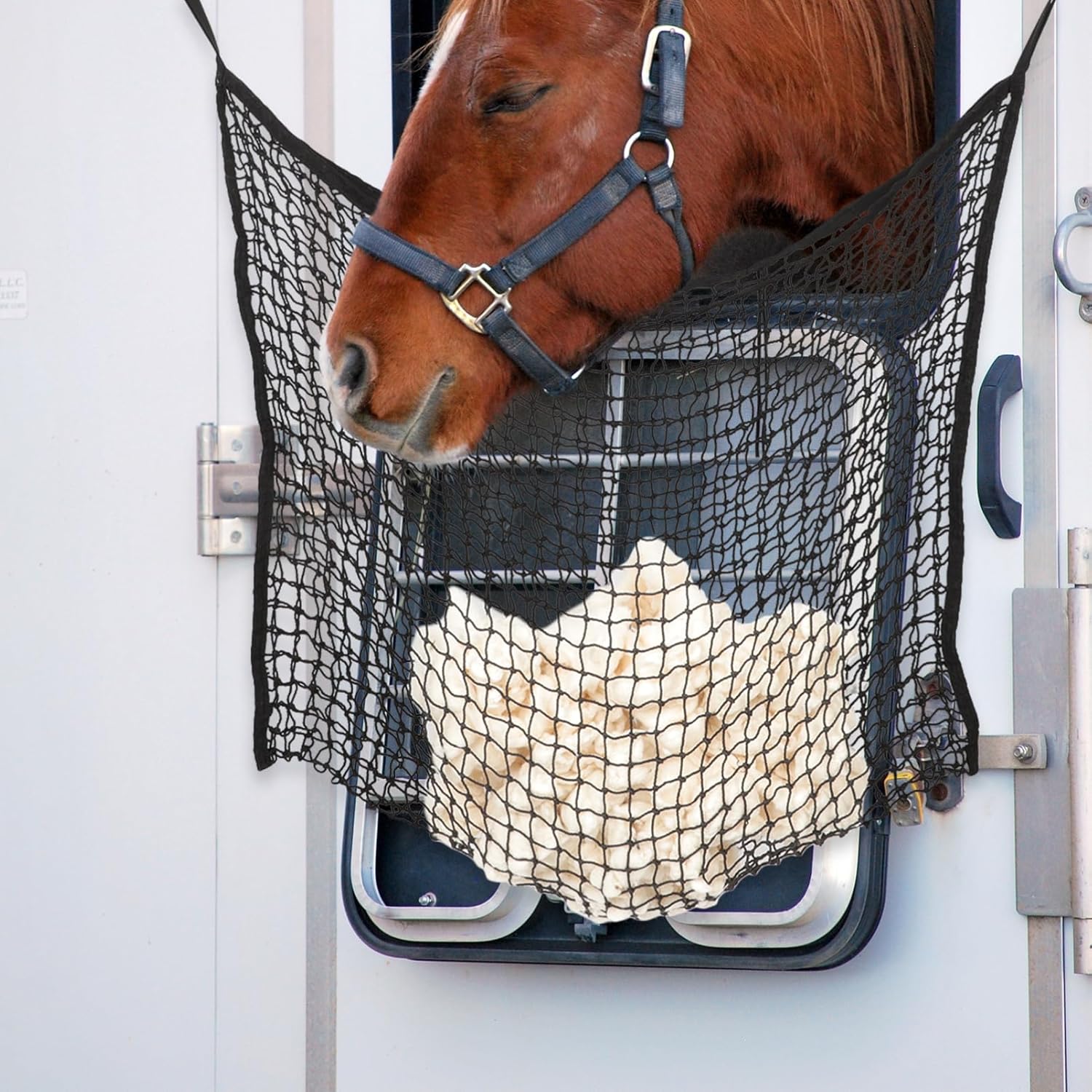 Portable Horse Straw Bag Mesh Net Feeder Storage Container Horse Net Bag