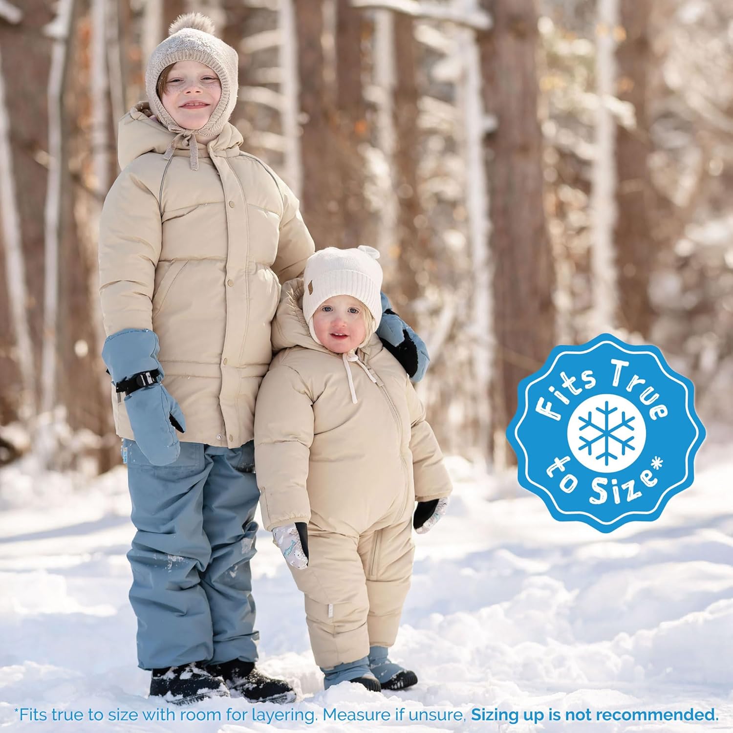 JAN & JUL Water-resistant Toasty-Dry Puffy Suit for Babies and Toddlers