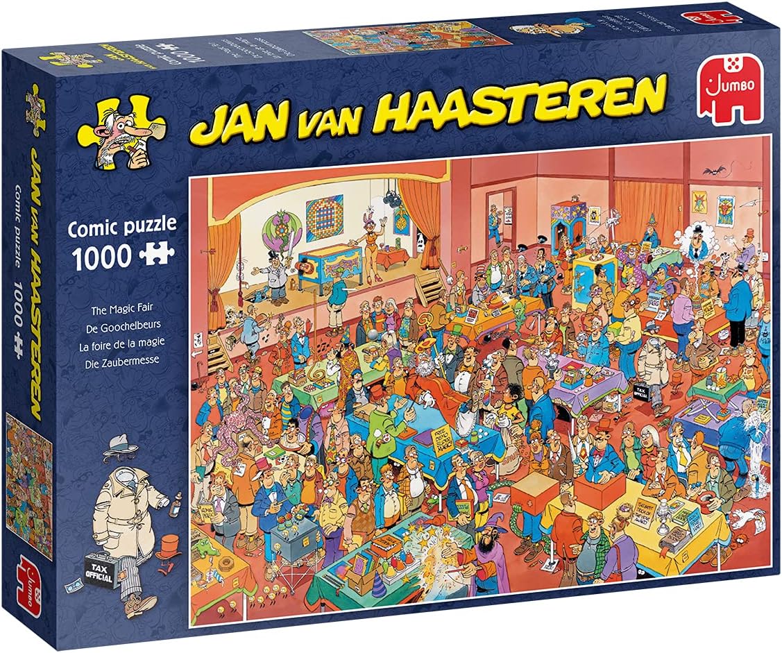 Jumbo, Jan Van Haasteren - The Magic Fair, Jigsaw Puzzles for Adults, 1,000 piece