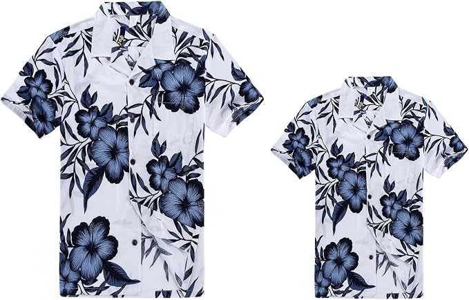 Matching Father Son Hawaiian Luau 