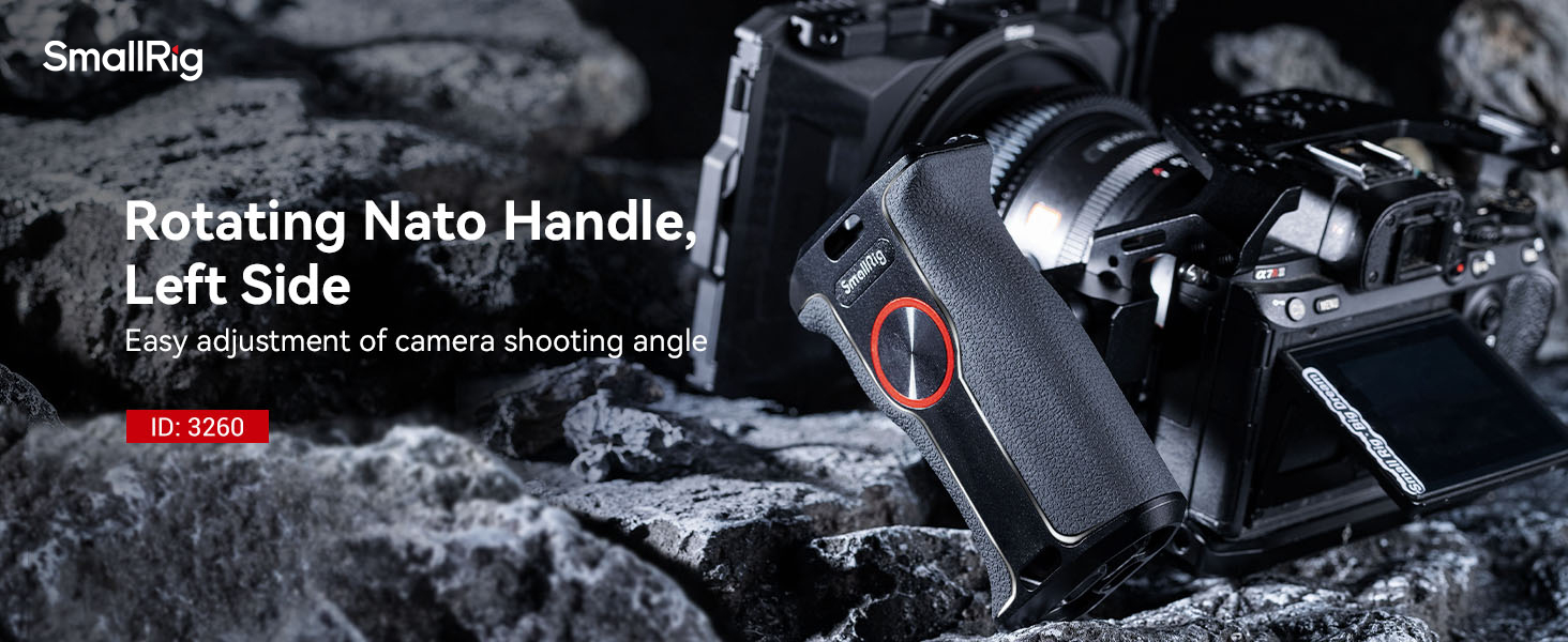 Amazon.com : SmallRig Push-Button Rotating NATO Handle, Quick