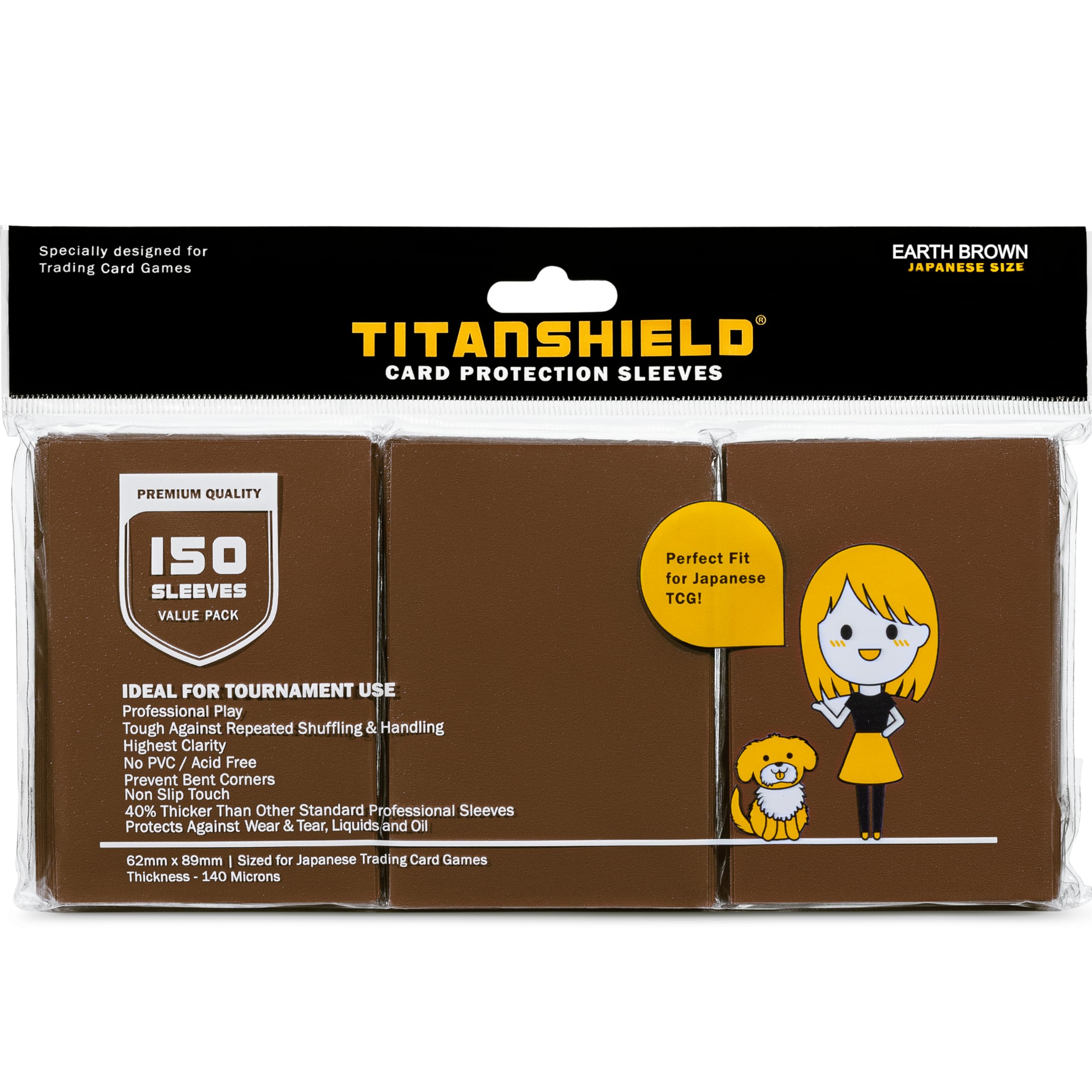 Amazon.co.jp: TitanShield (150スリーブ/ブラック) 日本サイズ
