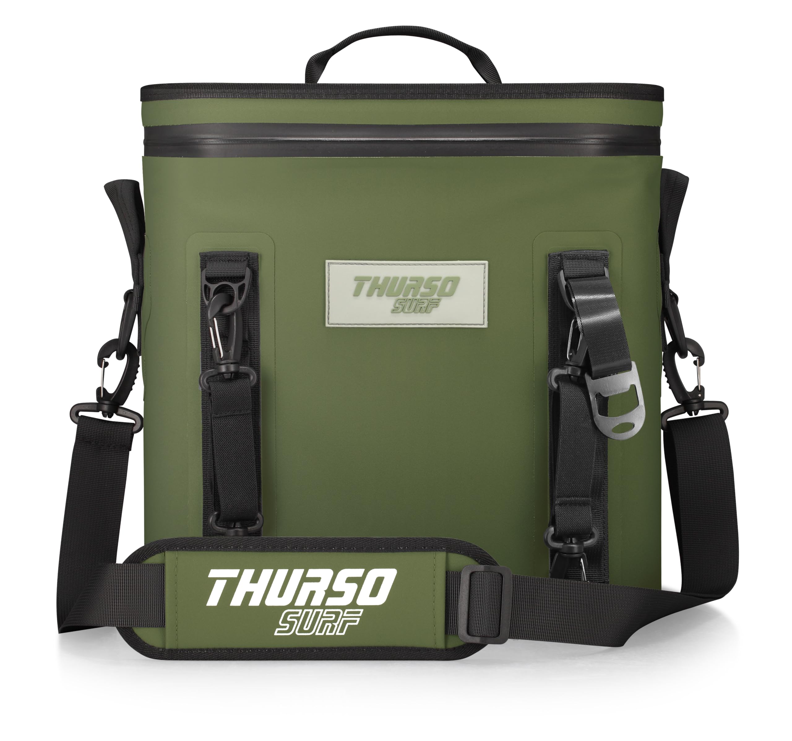 THURSO SURF Glacière souple pour 24 canettes – Isolation de 48 heures étanche et hermétique à fermeture éclair flottante pour voyage, camping, kayak, planche à pagaie