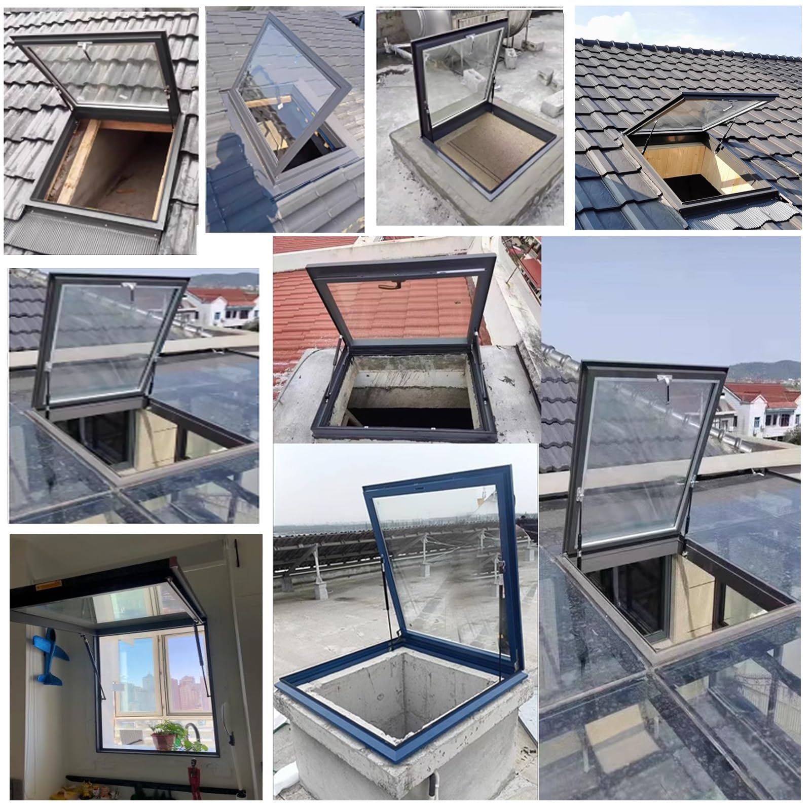 Panel desplegable de alta calidad de 61 x 61 cm a 61 x 121 cm, para mantenimiento de iluminación de ático/sótano para propietarios de viviendas.