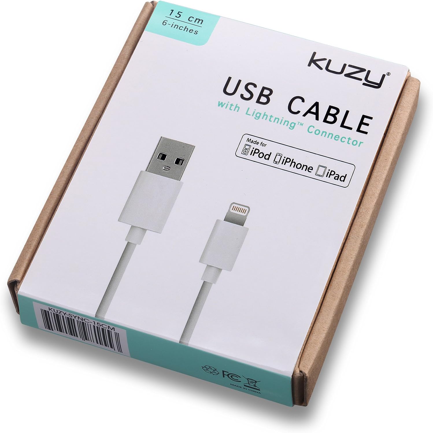 Kuzy Lightning to USB Cable Sync Charger