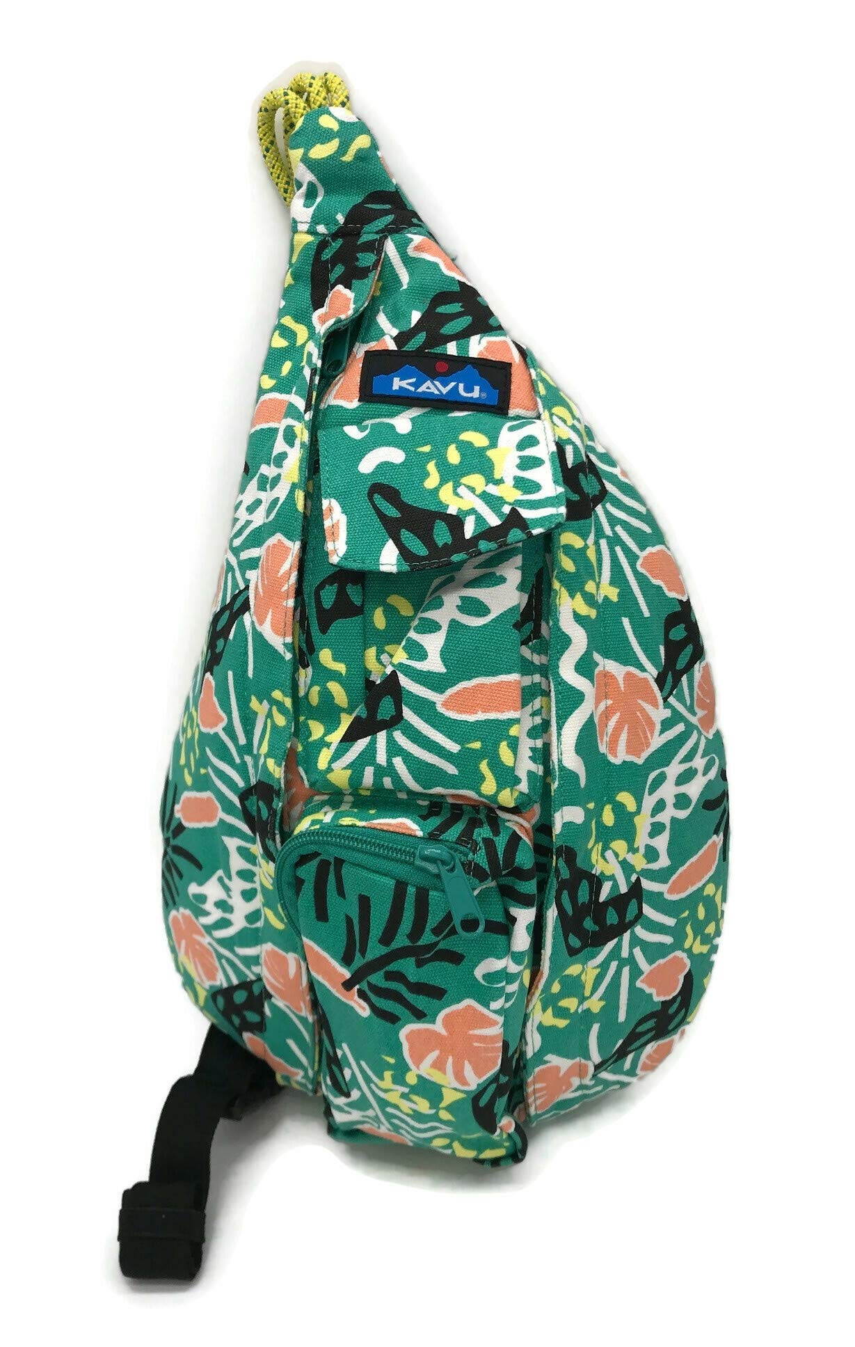 KAVU Mini Rope Bag, Cotton Canvas Crossbody Sling for Travel