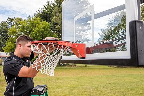 Miniatura 13 de Goalrilla El bloqueador de llantas de baloncesto protege tu aro con un sistema de bloqueo, color negro