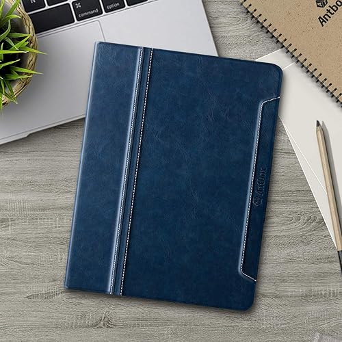 Miniatura 3 de Antbox Funda para iPad de 9 generacióniPad de 8 generación con portalápices Funda inteligente de cuero vegano para iPad de 10.2 pulgadas 987