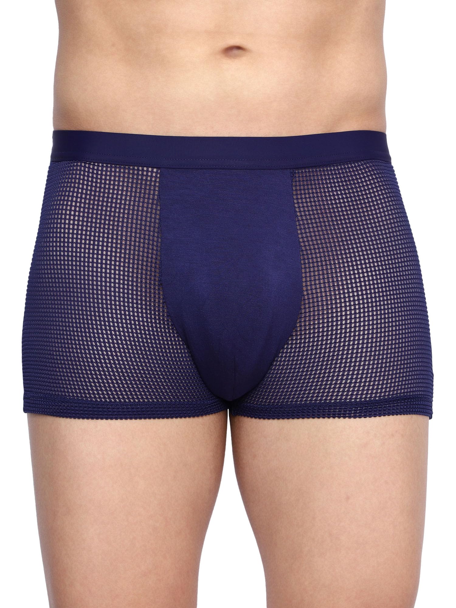 Parent Men Breathable Pouch Men Underwear Packs Mesh Boxer Briefs | Dots Printed |(Pack of 3)