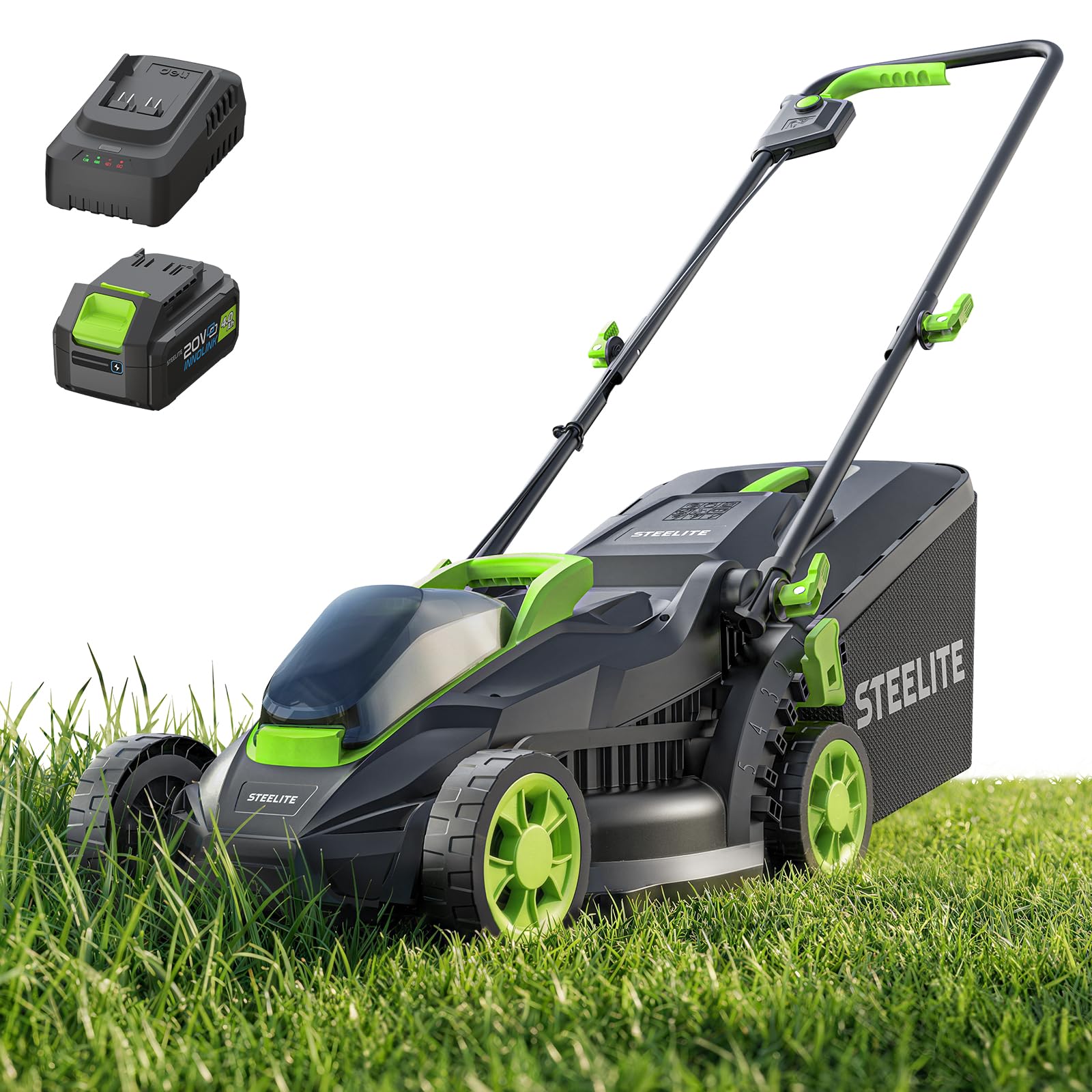 STEELITE Electric Lawn Mower 13 Inch 20V