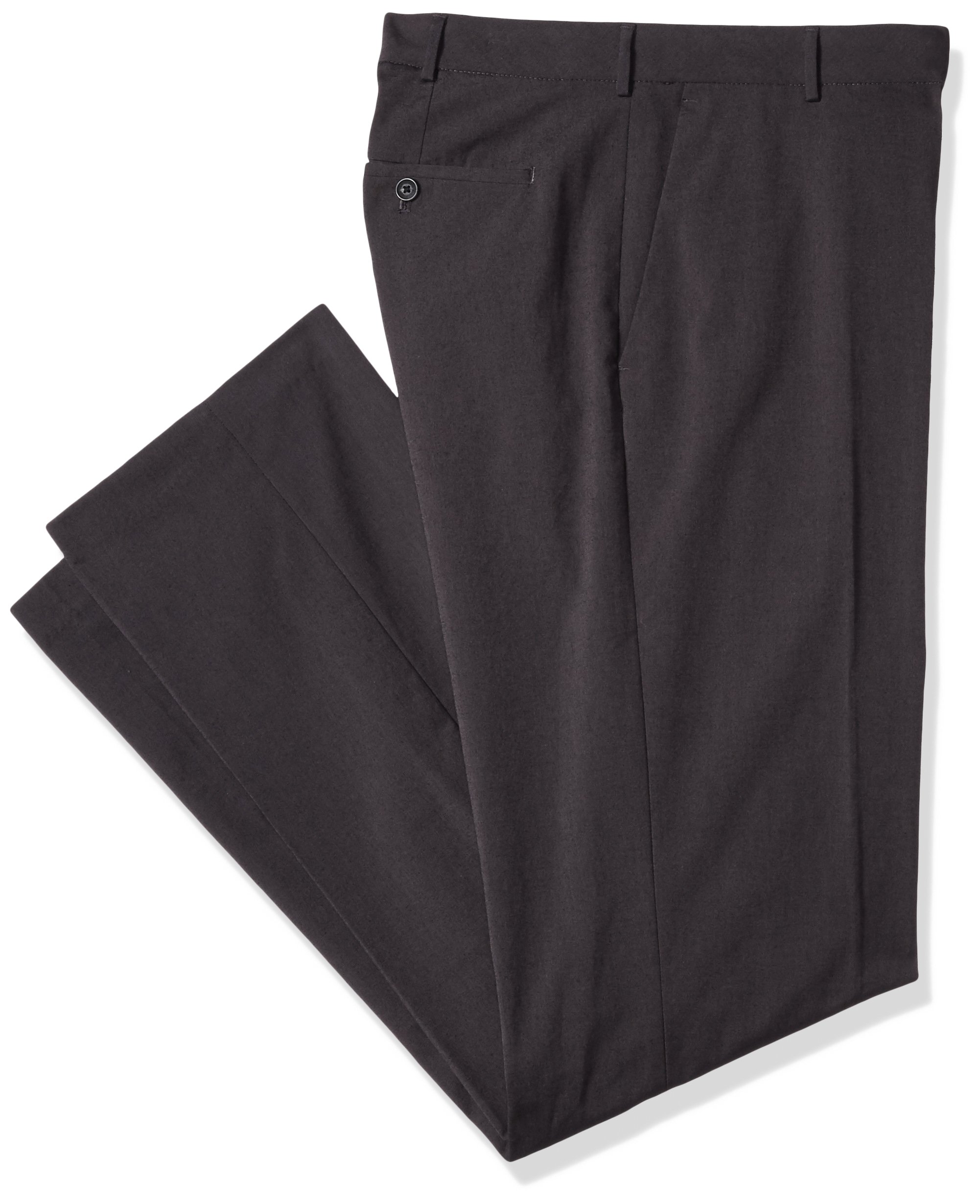 Van Heusen Men's Flex Flat Front Oxford Chino - Stretch, Non-Iron, Straight Fit