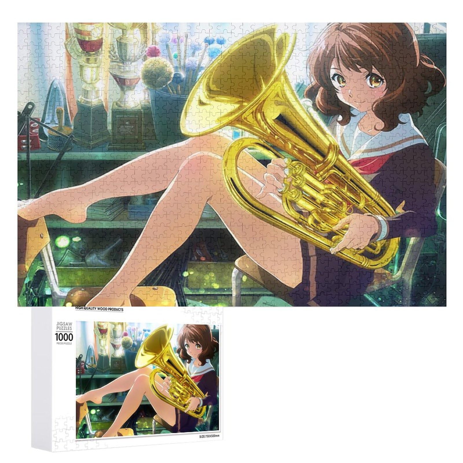 Amazon.co.jp: 響けユーフォニアム パズル かわいい 木製パズル 知育