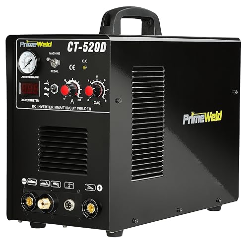 Cortador de plasma de 50 amperios, soldador de 200 amperios y soldador de 200 amperios PrimeWeld Ct520d