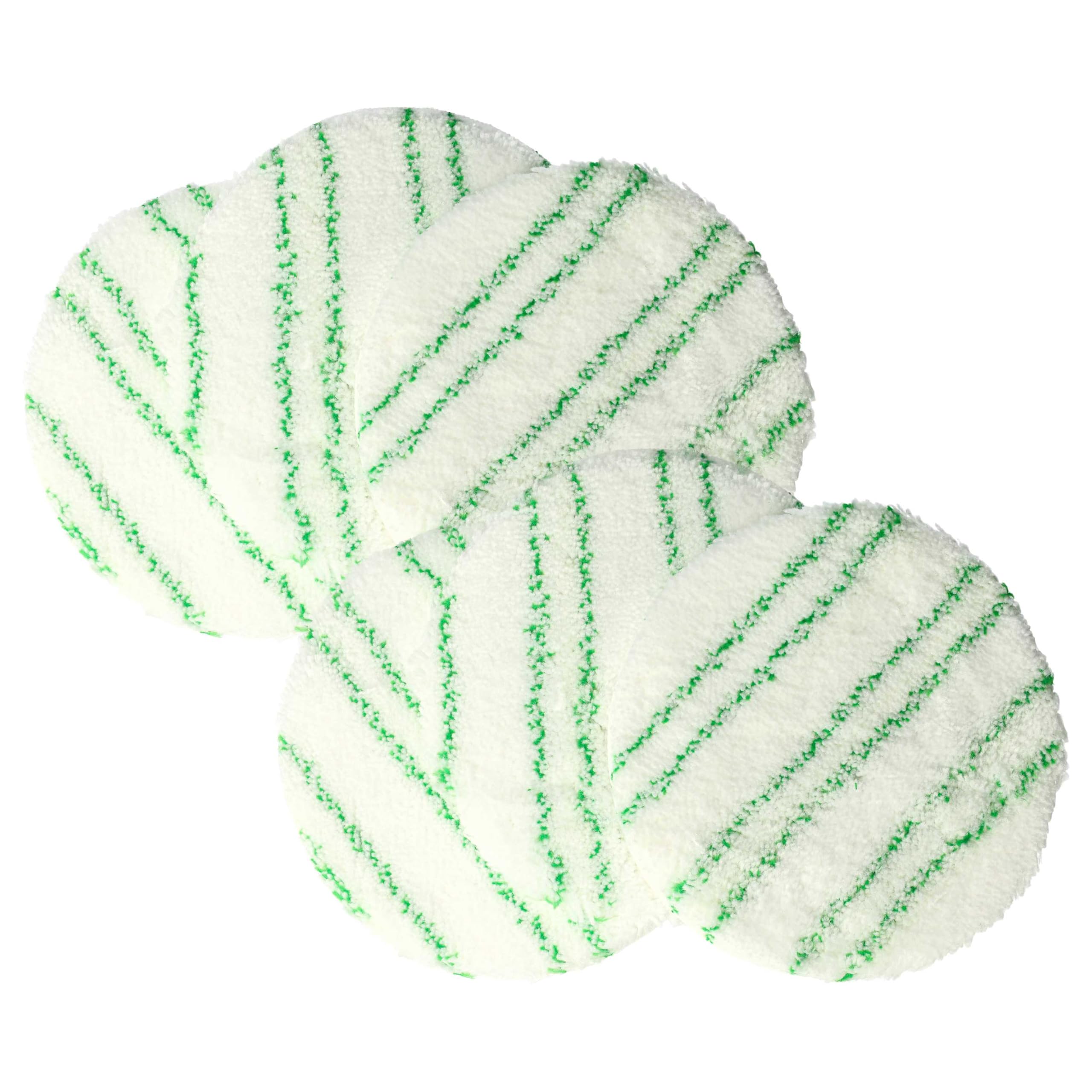vhbw 6x Polishing Pad Replacement for Kärcher 2.863-197.0 for Floor Polisher - Buffing Wheel Set for Laminate Green White