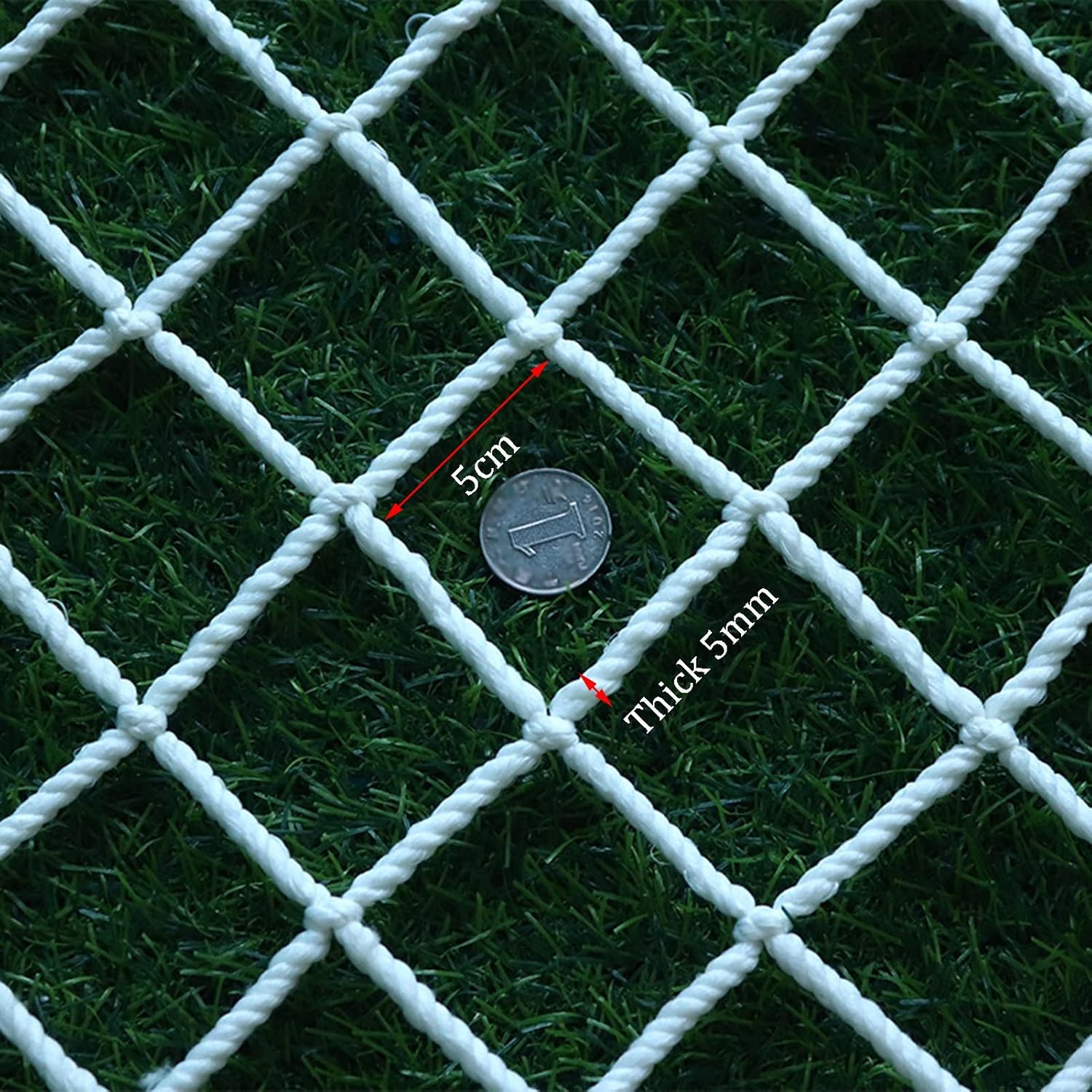 Stair Fall Prevention Net Garden Decoration Nets Wear-Resistant Nylon Child Safety Netting Customizable Swingset for Outdoor Treehouse Jungle Gyms Playground Training Climbing Net