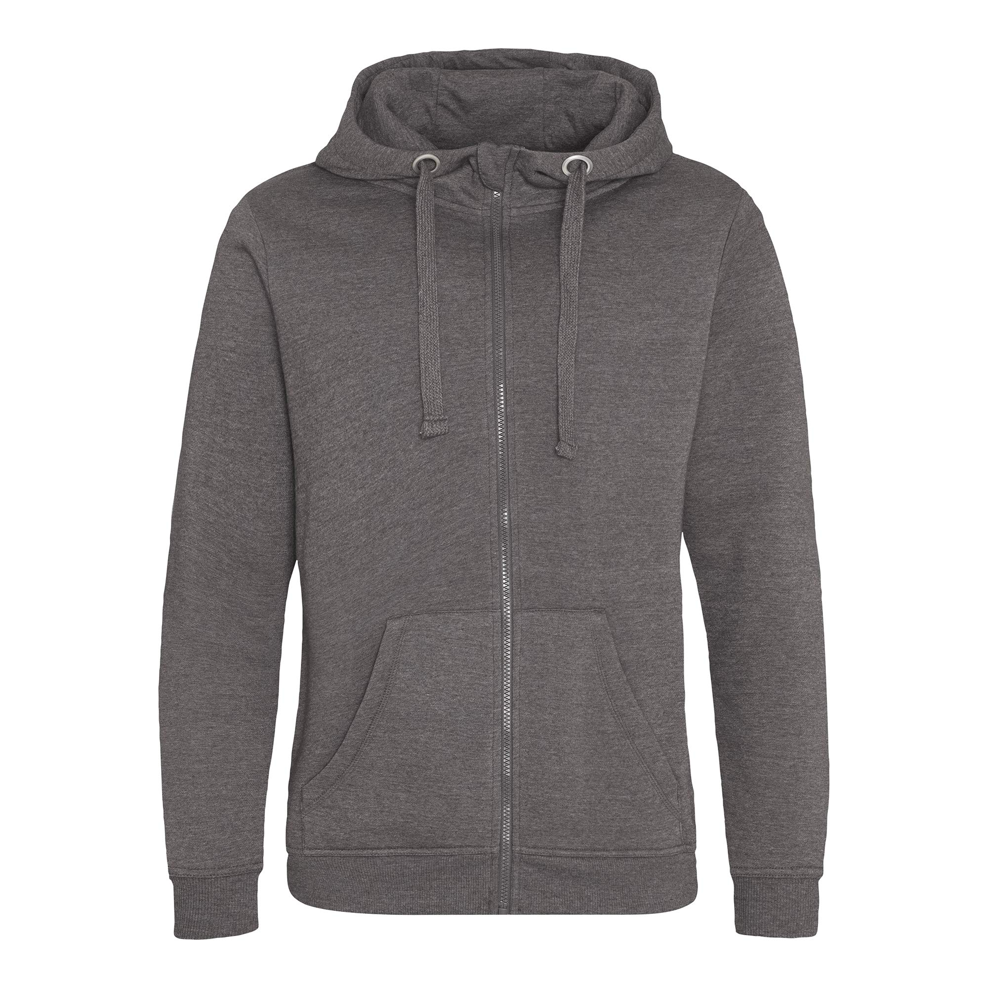AWDis Just Hoods JH150 Heavyweight Zoodie - Charcoal - L